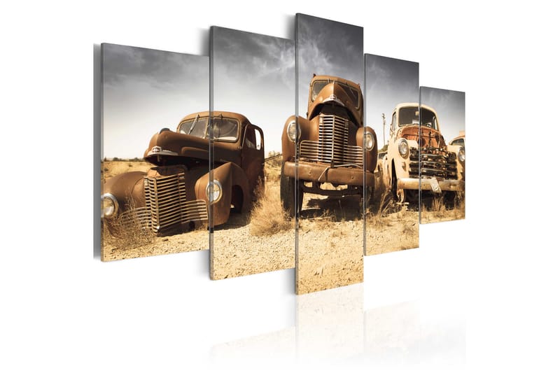 Tavla Cars With Soul 100X50 Vit, Artgeist sp. z o. o.