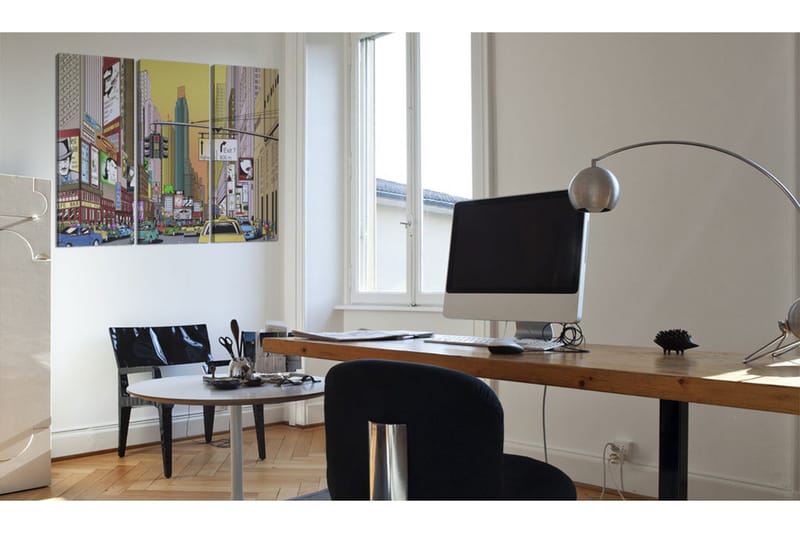 Tavla Cartoon city 90x60 - Artgeist sp. z o. o. - Inredning & dekor - Tavlor & konst - Canvastavla