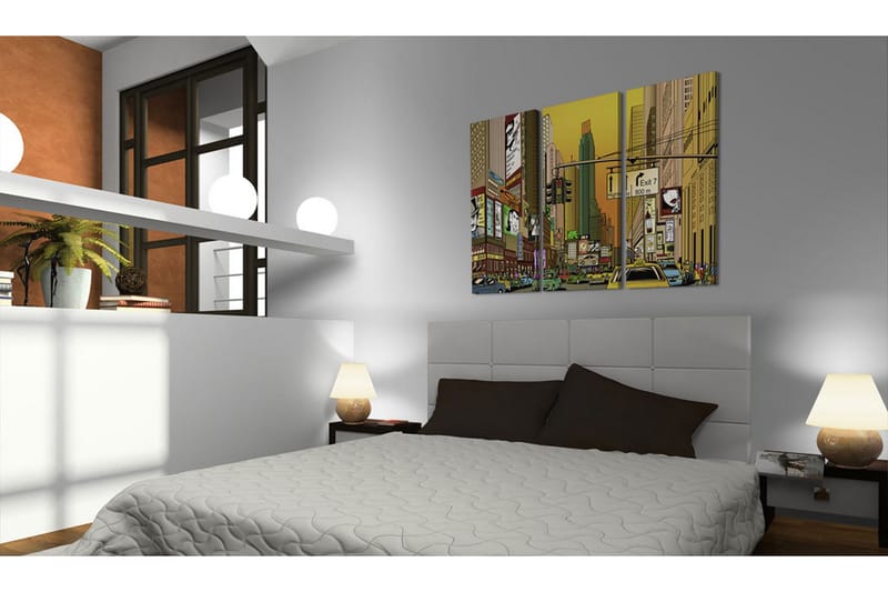 Tavla Cartoon NYC 90x60 - Artgeist sp. z o. o. - Inredning & dekor - Tavlor & konst - Canvastavla