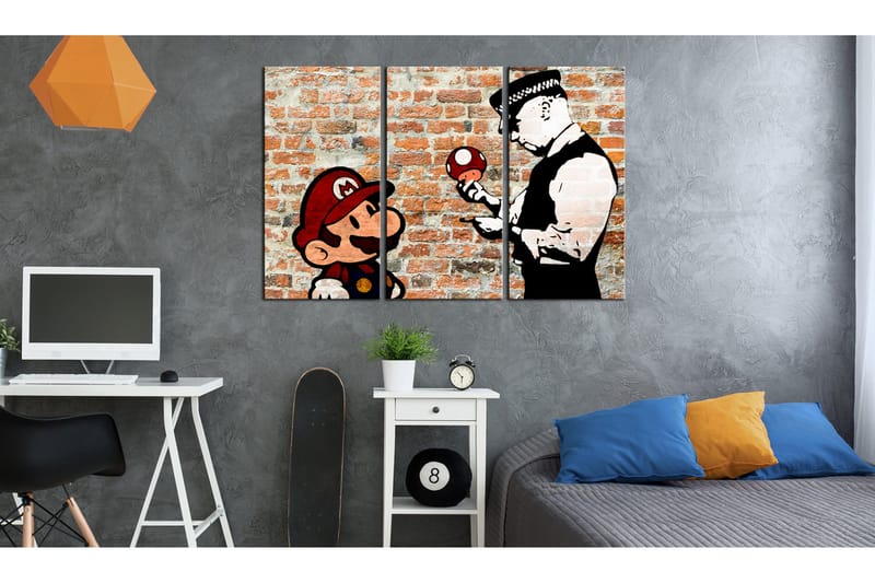 Tavla Caught Mario 90x60 - Artgeist sp. z o. o. - Inredning & dekor - Tavlor & konst - Canvastavla