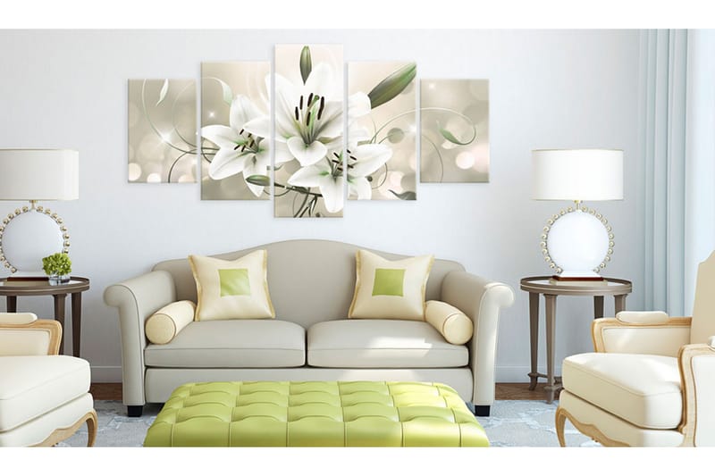 Tavla Celadon Beauty 100X50 Vit - Artgeist sp. z o. o. - Inredning & dekor - Tavlor & konst - Canvastavla