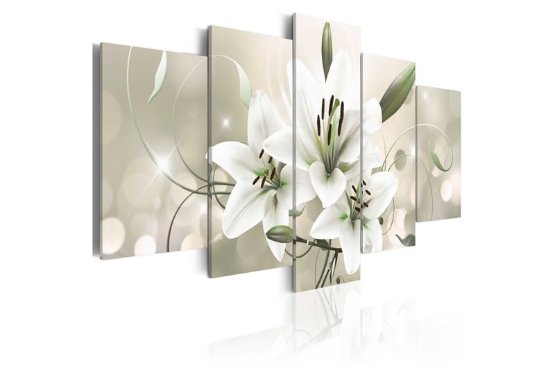 Tavla Celadon Beauty 200X100 Vit, Artgeist sp. z o. o.