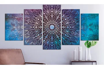 Tavla Center 5 Parts Wide Blue 100x50 - Artgeist sp. z o. o. - Inredning & dekor - Tavlor & konst - Canvastavla
