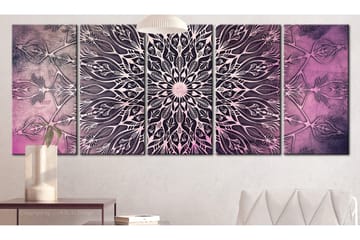 Tavla Center 5 Parts Narrow Pink 200x80 - Artgeist sp. z o. o. - Inredning & dekor - Tavlor & konst - Canvastavla
