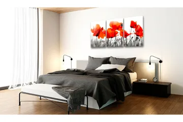 Tavla Charming Poppies 60x30 - Artgeist sp. z o. o. - Inredning & dekor - Tavlor & konst - Canvastavla
