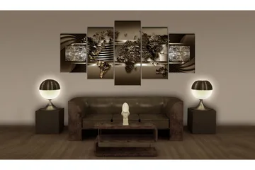 Tavla Chocolate Map 100x50 - Artgeist sp. z o. o. - Inredning & dekor - Tavlor & konst - Canvastavla