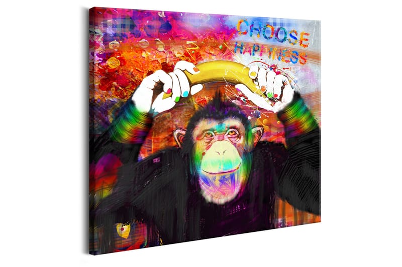 Tavla Choose Happiness 40x40 - Artgeist sp. z o. o. - Inredning & dekor - Tavlor & konst - Canvastavla