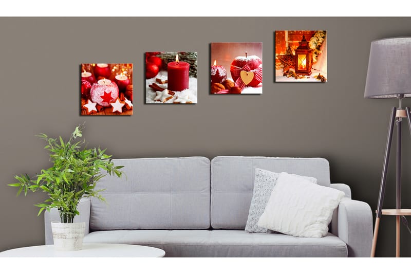 Tavla Christmas Time 60X60 Orange Stilleben - Artgeist sp. z o. o. - Inredning & dekor - Tavlor & konst - Canvastavla