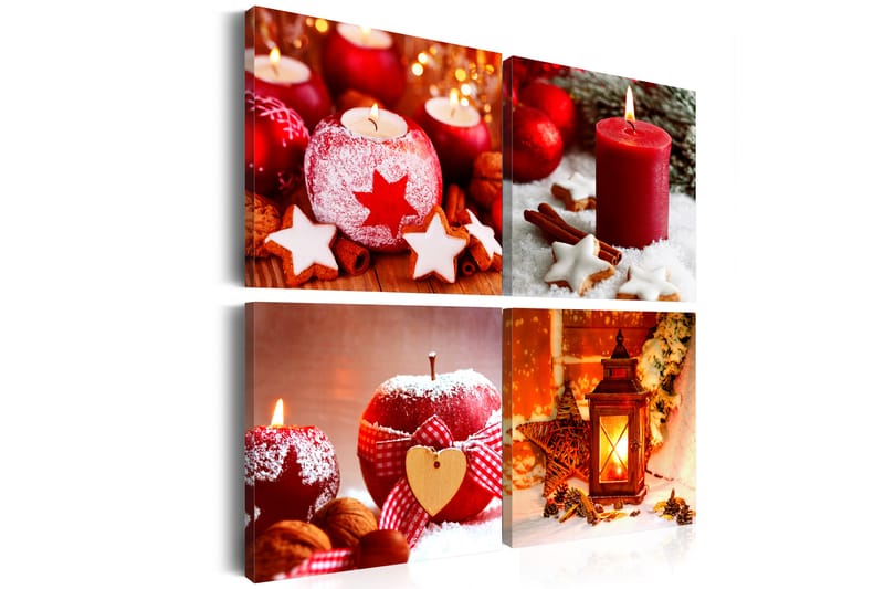 Tavla Christmas Time 60X60 Orange Stilleben - Artgeist sp. z o. o. - Inredning & dekor - Tavlor & konst - Canvastavla