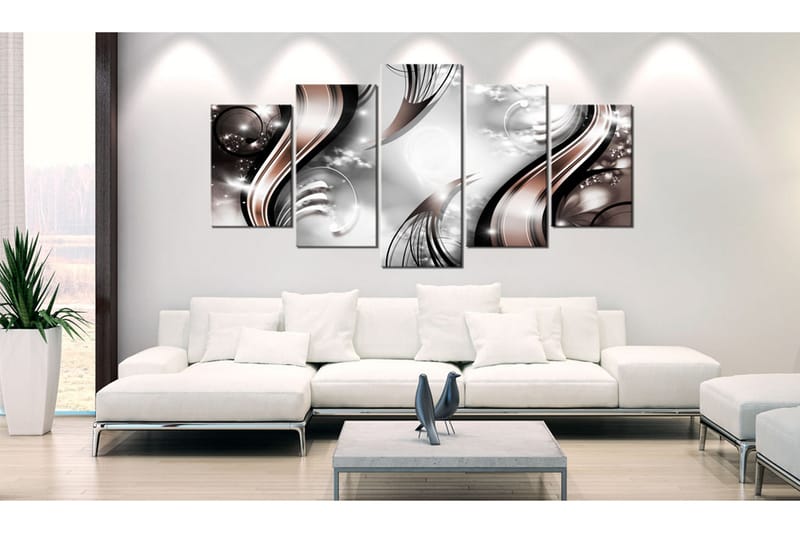 Tavla Cinnamon Mirage 100X50 Vit - Artgeist sp. z o. o. - Inredning & dekor - Tavlor & konst - Canvastavla