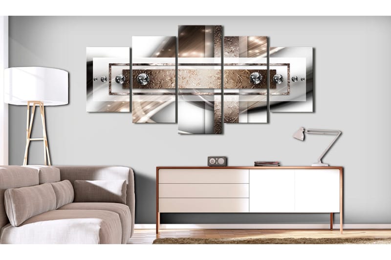 Tavla Cinnamon Wave 200x100 - Artgeist sp. z o. o. - Inredning & dekor - Tavlor & konst - Canvastavla
