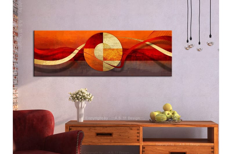 Tavla Circle of Life (1 Part) Narrow 120x40 - Inredning & dekor - Tavlor & konst - Canvastavla