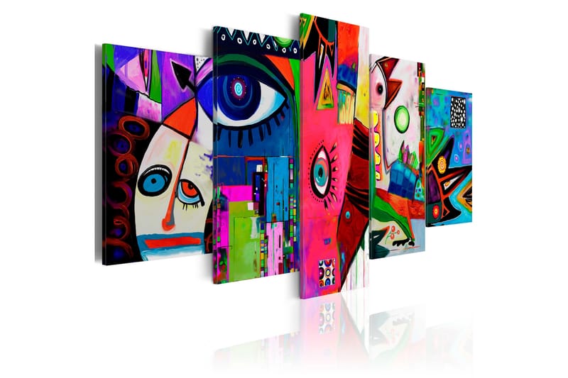 Tavla Circus Of Everyday Life 100X50 Flerfärgad, Artgeist sp. z o. o.