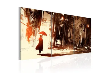 Tavla City in the Rain 60x30 - Artgeist sp. z o. o. - Inredning & dekor - Tavlor & konst - Canvastavla