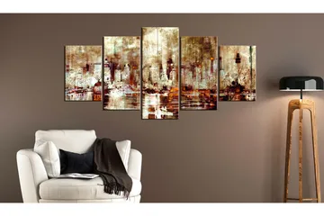 Tavla City Of Shadows 200x100 - Artgeist sp. z o. o. - Inredning & dekor - Tavlor & konst - Canvastavla