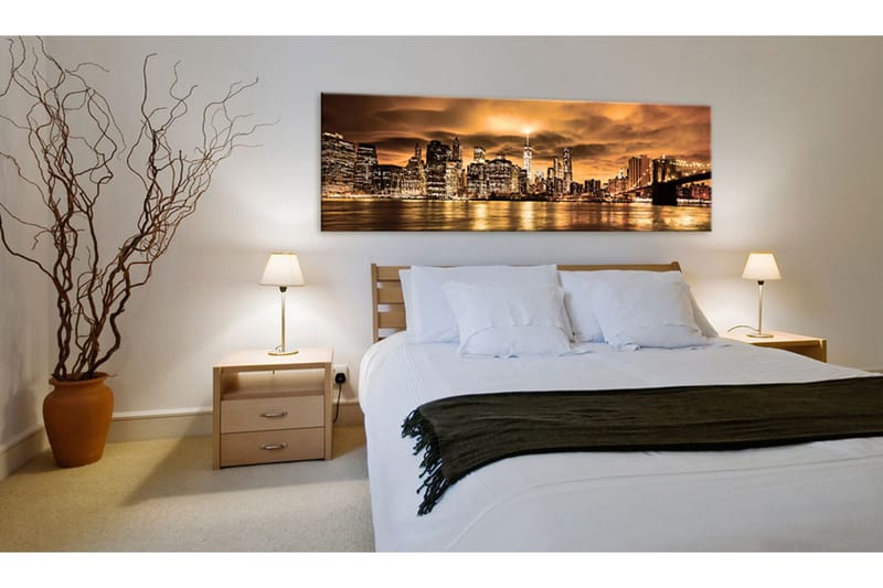Tavla City of the Setting Sun 120x40 - Artgeist sp. z o. o. - Inredning & dekor - Tavlor & konst - Canvastavla