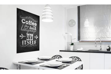 Tavla Coffee Language 60x90 - Artgeist sp. z o. o. - Inredning & dekor - Tavlor & konst - Canvastavla