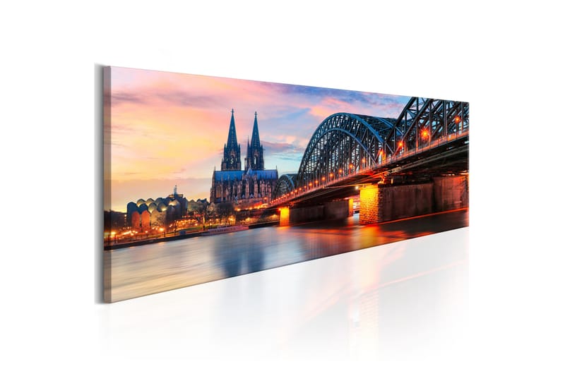 Tavla Cologne Germany 120X40 Flerfärgad - Artgeist sp. z o. o. - Inredning & dekor - Tavlor & konst - Canvastavla