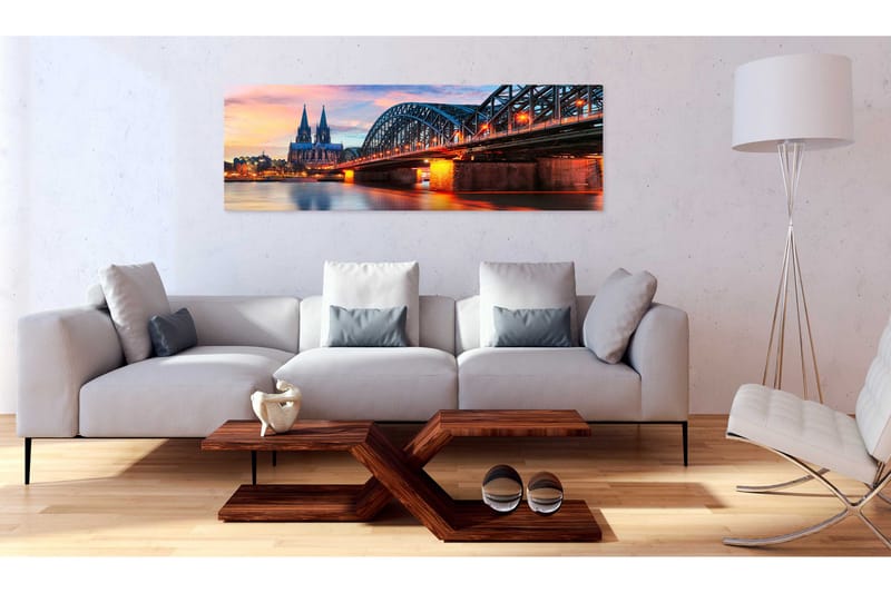 Tavla Cologne Germany 120X40 Flerfärgad - Artgeist sp. z o. o. - Inredning & dekor - Tavlor & konst - Canvastavla