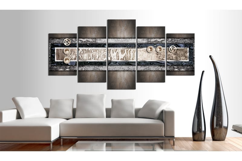 Tavla Colors Of The Earth 100X50 Flerfärgad|Grå - Artgeist sp. z o. o. - Inredning & dekor - Tavlor & konst - Canvastavla