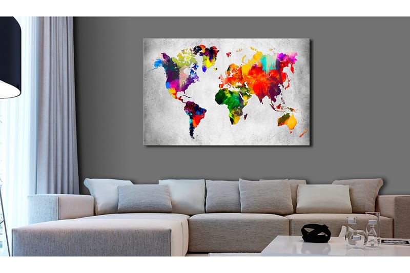 Tavla Coloured Revolution 120x80, Artgeist sp. z o. o.