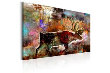 Tavla Colourful Caribou 90x60 - Artgeist sp. z o. o. - Inredning & dekor - Tavlor & konst - Canvastavla