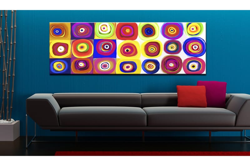 Tavla Colourful Carousel 135X45 Flerfärgad - Artgeist sp. z o. o. - Inredning & dekor - Tavlor & konst - Canvastavla