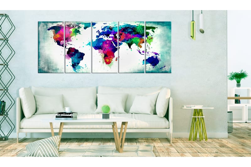 TAVLA Colourful Chaos 200x80, Artgeist sp. z o. o.