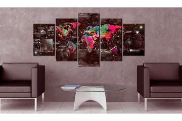 Tavla Colourful Extravagance 200x100 - Artgeist sp. z o. o. - Inredning & dekor - Tavlor & konst - Canvastavla