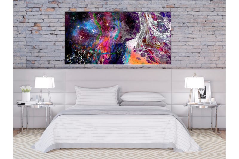 TAVLA Colourful Galaxy (1 Part) Wide 60x30 - Artgeist sp. z o. o. - Inredning & dekor - Tavlor & konst - Canvastavla