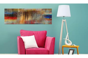 Tavla Colourful Rainstorm 150x50 - Artgeist sp. z o. o. - Inredning & dekor - Tavlor & konst - Canvastavla