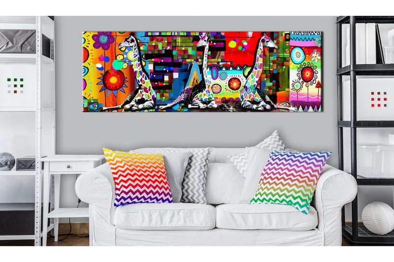TAVLA Colourful Savannah 135x45 - Artgeist sp. z o. o. - Inredning & dekor - Tavlor & konst - Canvastavla