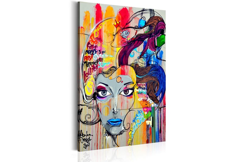 Tavla Colourful Thoughts 80x120 cm