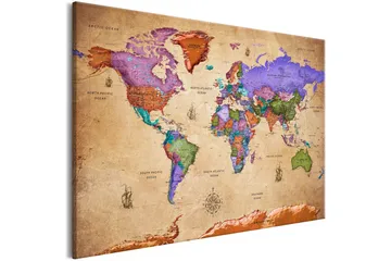Tavla Colourful Travels (1 Part) Wide 120x80 - Artgeist sp. z o. o. - Inredning & dekor - Tavlor & konst - Canvastavla