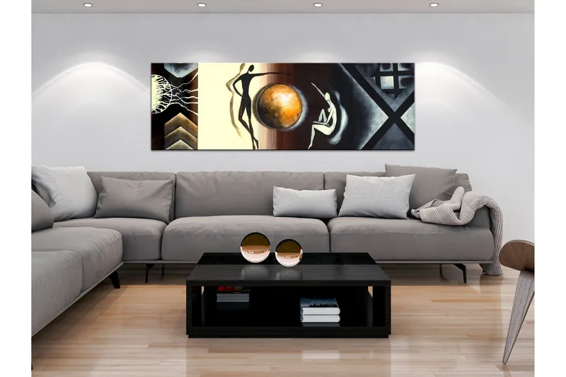 Tavla Conversation (1 Part) Narrow 150x50 - Inredning & dekor - Tavlor & konst - Canvastavla