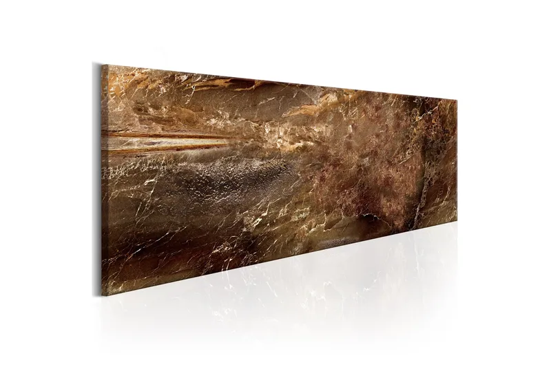 Tavla Cosmic River 150X50 Brun Abstrakt, Artgeist sp. z o. o.