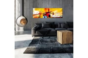 Tavla Crazy Serpentines 1 Part Orange Narrow 150x50 - Artgeist sp. z o. o. - Inredning & dekor - Tavlor & konst - Canvastavla