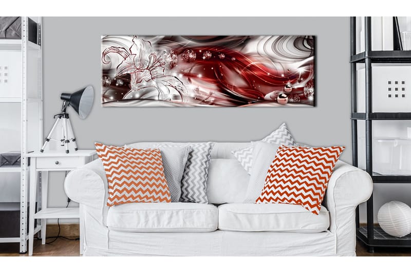 Tavla Crimson Melody 150x50 - Artgeist sp. z o. o. - Inredning & dekor - Tavlor & konst - Canvastavla