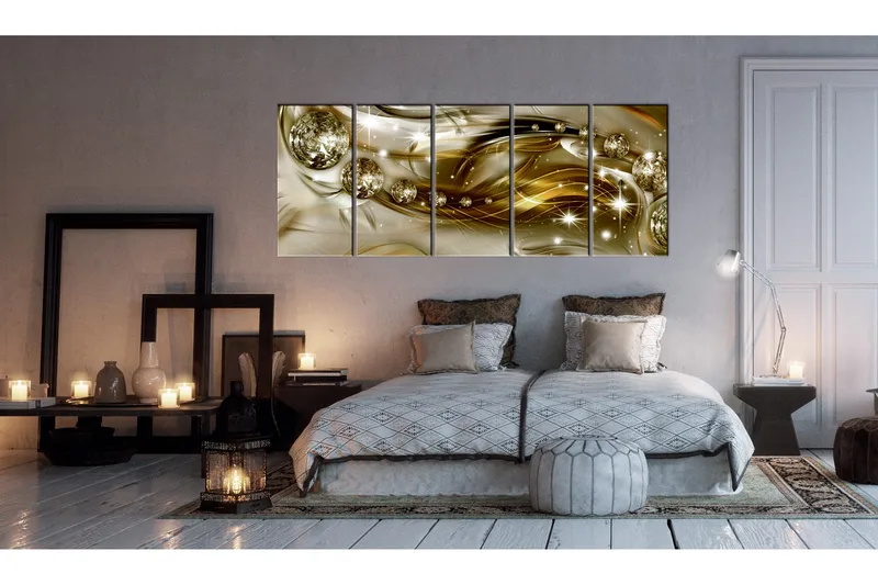 Tavla Crystal Balls 200X80 Vit - Artgeist sp. z o. o. - Inredning & dekor - Tavlor & konst - Canvastavla