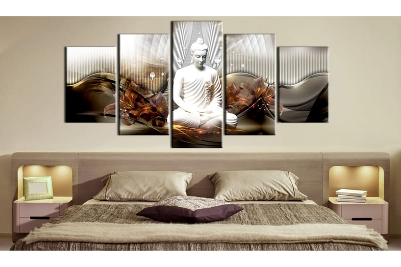 Tavla Crystal Calm 200X100 Flerfärgad|Vit - Artgeist sp. z o. o. - Inredning & dekor - Tavlor & konst - Canvastavla