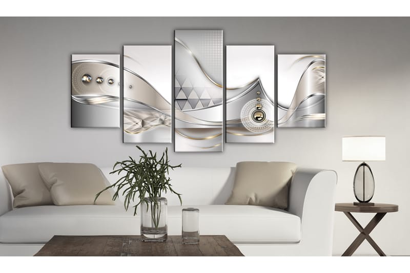 Tavla Crystalline Depth 200X100 Vit - Artgeist sp. z o. o. - Inredning & dekor - Tavlor & konst - Canvastavla