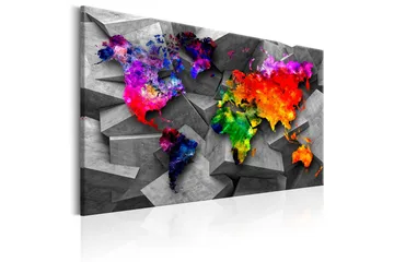 Tavla Cubic World 120x80 - Artgeist sp. z o. o. - Inredning & dekor - Tavlor & konst - Canvastavla