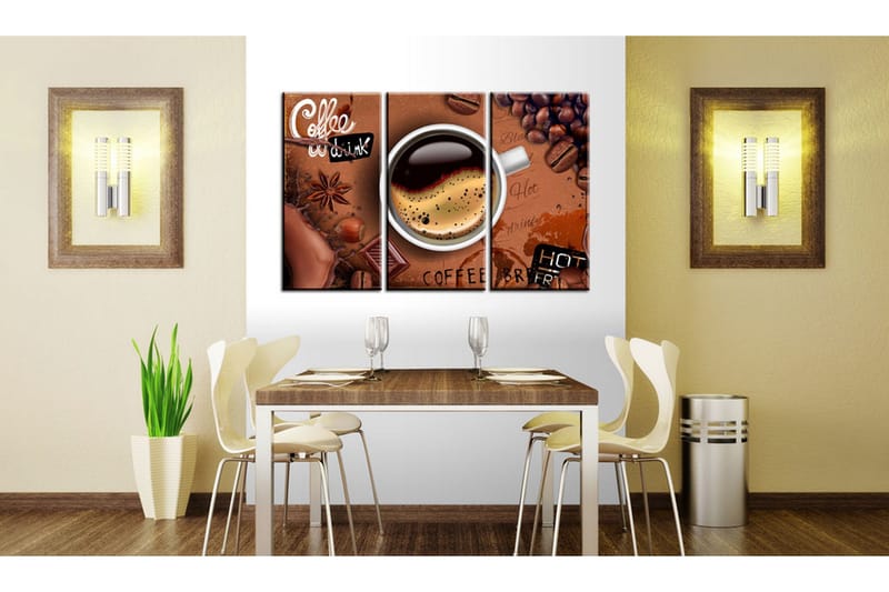 Tavla Cup Of Hot Coffee 120x80 - Artgeist sp. z o. o. - Inredning & dekor - Tavlor & konst - Canvastavla