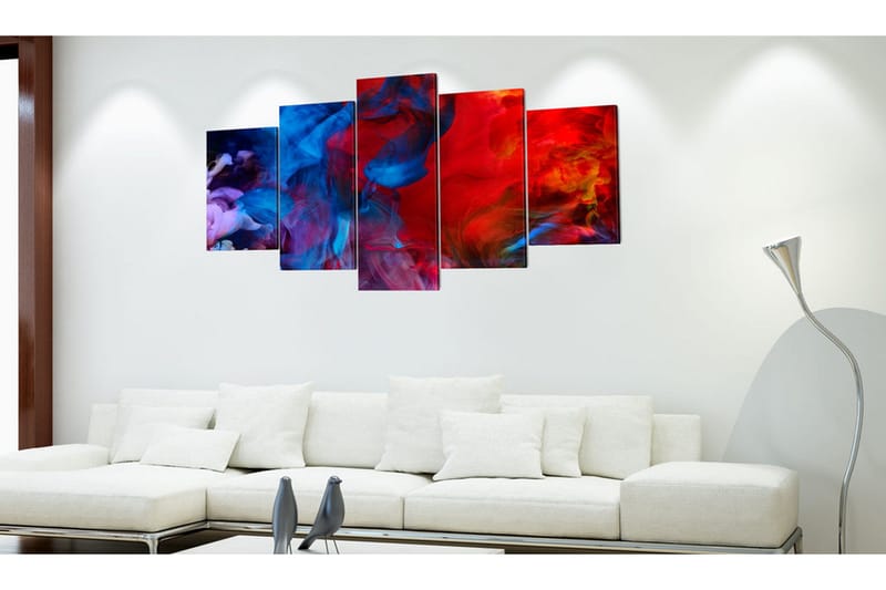 Tavla Dance Of Colourful Flames 200X100 Flerfärgad - Artgeist sp. z o. o. - Inredning & dekor - Tavlor & konst - Canvastavla