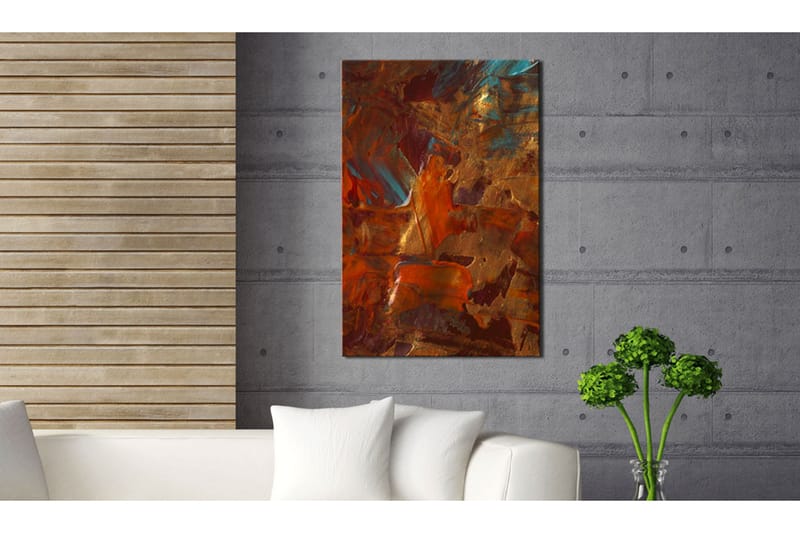 Tavla Dance Of Elements 60X90 Orange|Flerfärgad - Artgeist sp. z o. o. - Inredning & dekor - Tavlor & konst - Canvastavla