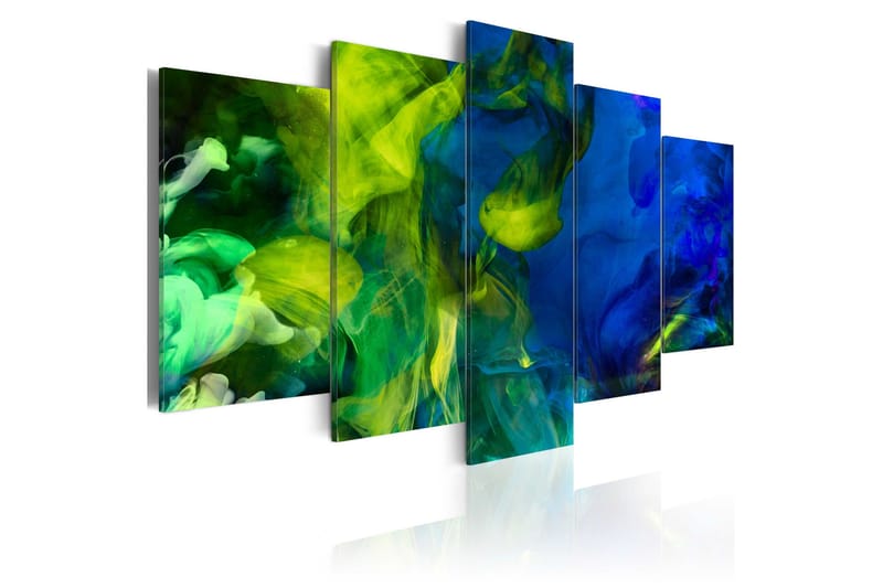 Tavla Dance Of Green Flames 200x100, Artgeist sp. z o. o.