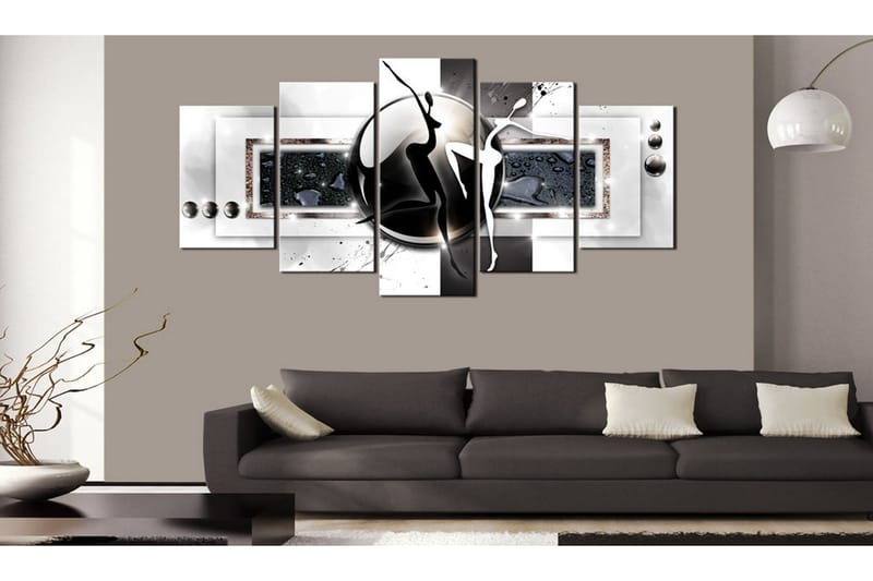 Tavla Dance Of Opposites 200X100 Vit - Artgeist sp. z o. o. - Inredning & dekor - Tavlor & konst - Canvastavla