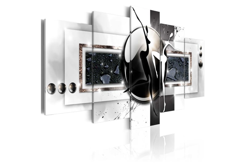 Tavla Dance Of Opposites 200X100 Vit, Artgeist sp. z o. o.