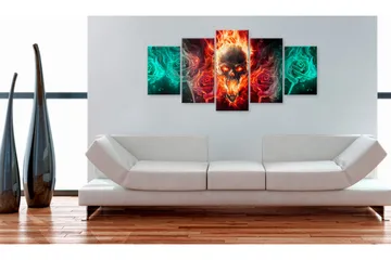 Tavla Dark Fires 100x50 - Artgeist sp. z o. o. - Inredning & dekor - Tavlor & konst - Canvastavla