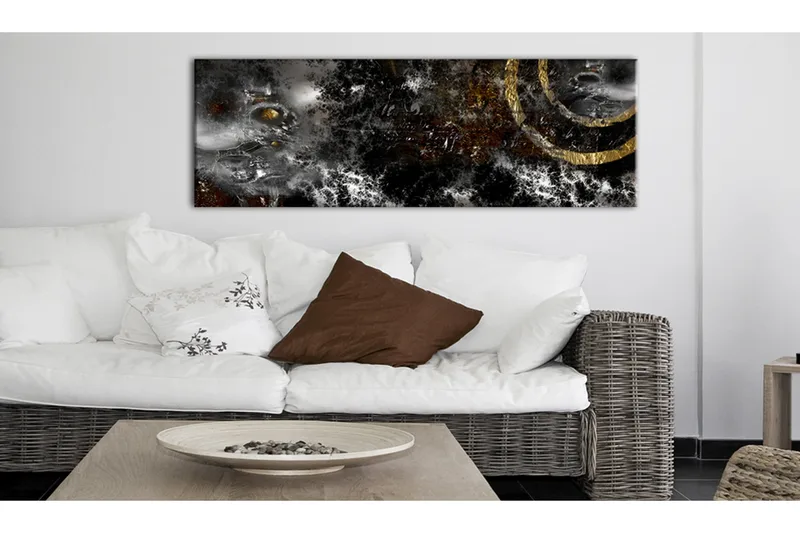 Tavla Dark Moon 120X40 Flerfärgad|Grå - Artgeist sp. z o. o. - Inredning & dekor - Tavlor & konst - Canvastavla